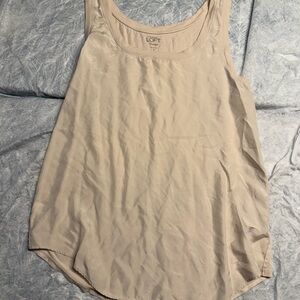 LOFT Women's Beige Tank Top